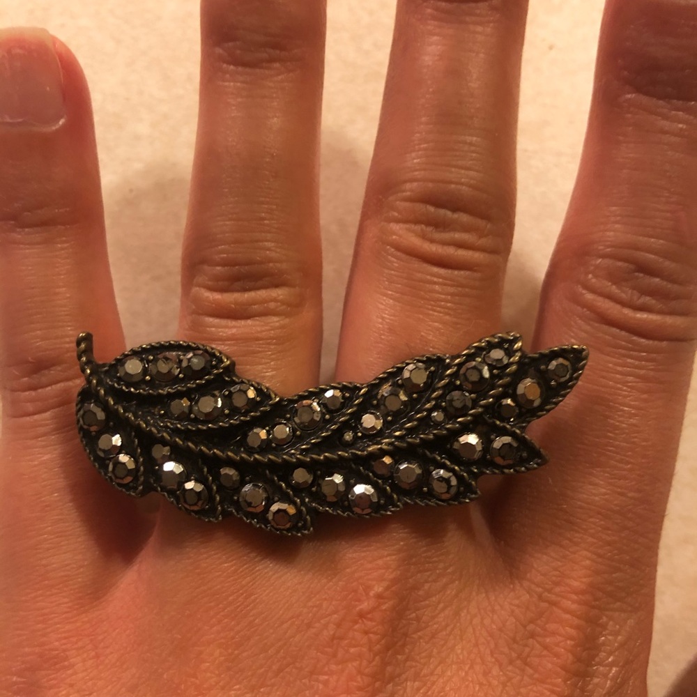 Leaf Double Ring